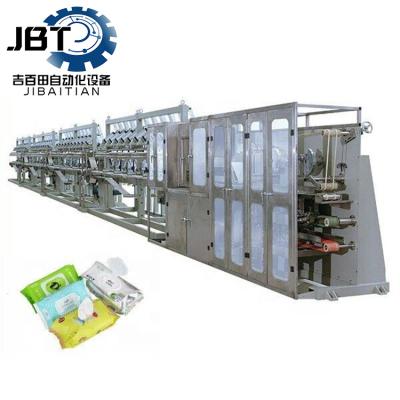 China High Speed Non Woven Fabric Wet Wipe Production Line for Customized Folding Styles for sale