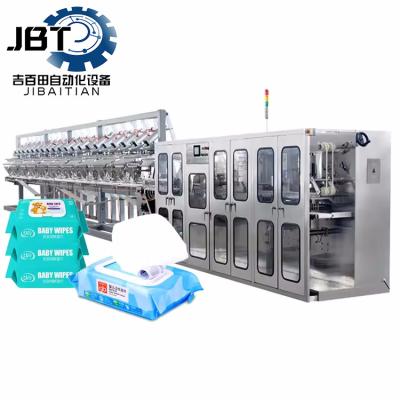 China Fully Automatic Environment-Friendly Wipes Manufacturing Machine 60 Packages/Min for sale