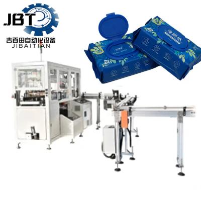 China N Fold Fully Automatic Toilet Wet Wipes Production Line With PLC Control for sale