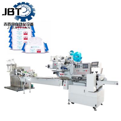 China Biodegradable Wet Tissue Manufacturing Machine With Rotary Cutting Wet Tissue Production Line for sale