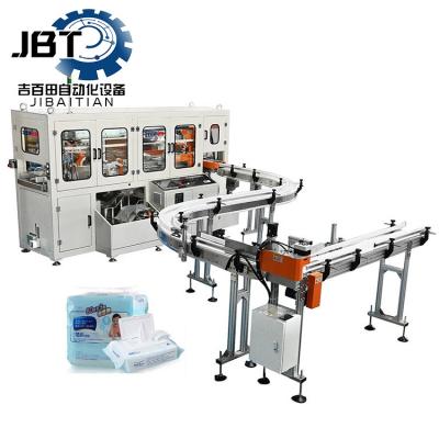 China Flushable High Speed Wet Tissue Production Line With N Fold  10-15kw for sale