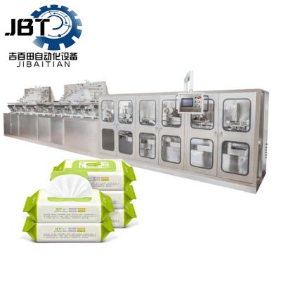 China Automatic Wet Tissue Making Machine for Flushable Wet Wipes Production for sale