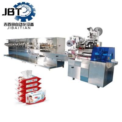 China High Efficiency 1500 Pieces/Minute Wet Tissue Making Machine Customizable Size for sale