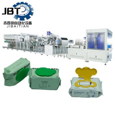 China Automated PLC Control Wet Wipes Making Machine for Customized Cuts and Stacks for sale