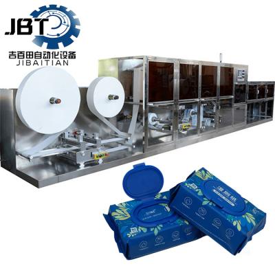 China High Efficiency Customizable Wet Wipes Manufacturing Machine Sanitizing Tissue Production for sale