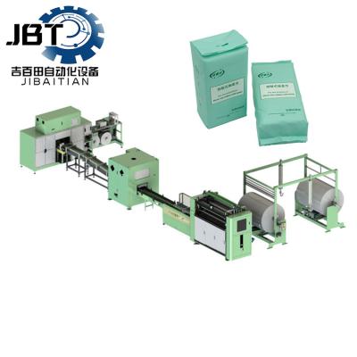 China Customizable Biodegradable Cotton Facial Tissue Machine With Laser Ranging for sale