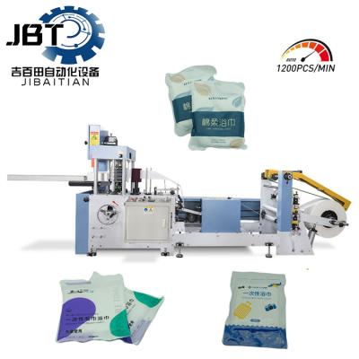 China High Efficiency Fully Automatic Disposable Towel Making MachineWith Electric Power Source for sale