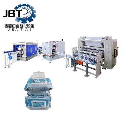 China Automated Eco Friendly Wet Wipes Production Machine With Customizable Fold for sale