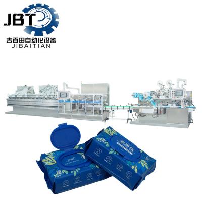 China Environmental Friendly Energy Saving Wet Wipes Production Line 1000 Wipes/Min for sale