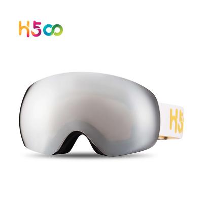 China Custom Factory Low Price Hot Selling Cheap Anti-fog Snowboard Shine Snow Glasses Ski Eyewear Snowboard Goggles for sale