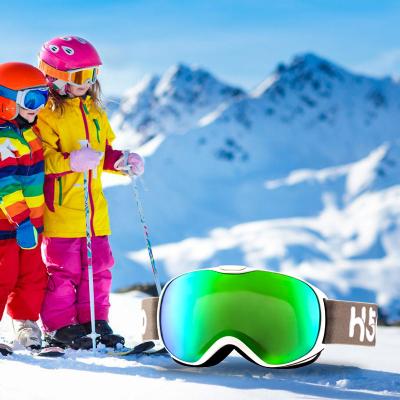 China Best selling classic snoglasogon winter snow glass snowboarding eyewear anti fog ski goggles for sale