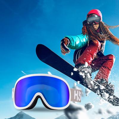 China Tpu Anti UV Frame Color Lumilasit Ski Goggles Snow Eyewear Snowboard Coating Glasses for sale