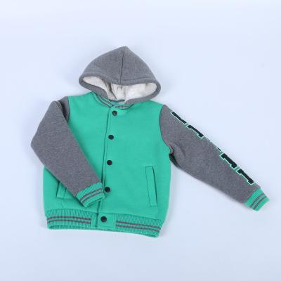 China Factory direct sale brushed fleece anti-pilling blended Sherpa lining sweatshirt boy winter for sale