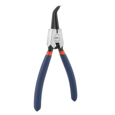 China High quality different types MULTI FUNCTIONAL crv external circlip pliers with angled tips for sale