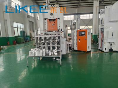 China 12000pcs/H 26KW Aluminium Container Making Machine Silver Foil Container Machine for sale