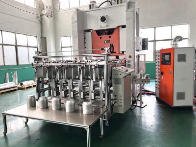 China 130 Ton Aluminium Foil Container Manufacturing Machine 5 Manieren 6 Caivities Te koop