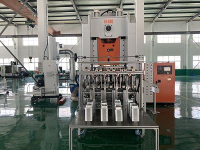 China 380V 50HZ 3-fasen aluminium folie pan maken machine met 0,025 mm - 0,200 mm dikte Te koop