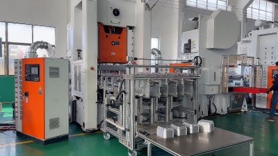 China Fully Automatic Manufacturing Of Disposable Silver Aluminum Foil Food Container Manufacturing Machine LK-T80 for sale
