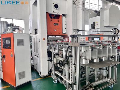 China 4 Hohlräume Mechanische Silberfolie Behälter Presse Herstellung Maschine 80ton zu verkaufen