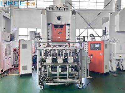 China Customized 4 Caivities 30~75 strokes/min 80TON Aluminium Foil Container Making Machine for sale