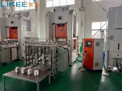 China Siemens 4 holtes elektrische automatische aluminium pot maken machine Te koop