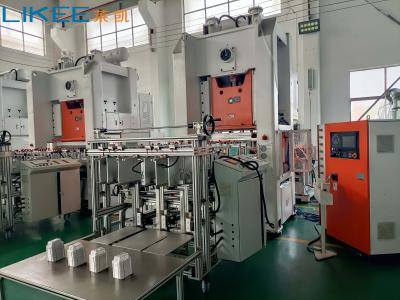 China Mistubishi PLC 80Ton Automatic Aluminum Foil Container Machine for Fast Food Packaging for sale