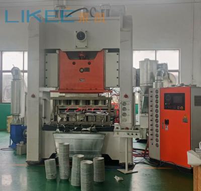 China Automatische High Speed Aluminium Foil Tray Making Machine LK-T130 met lange levensduur Te koop