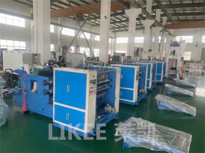 China Aluminum Foil Extraction Household Foil Pop Up Foil Sheet Folding Machine With Efficiency Of 500 Sheets/min for sale