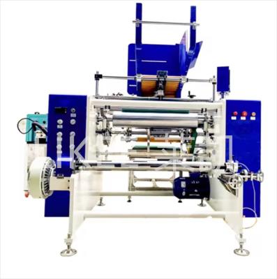 China Disposible 6 Shafts Auto Changing Aluminum Foil Cutter Rewinding Machine for Baking Paper for sale