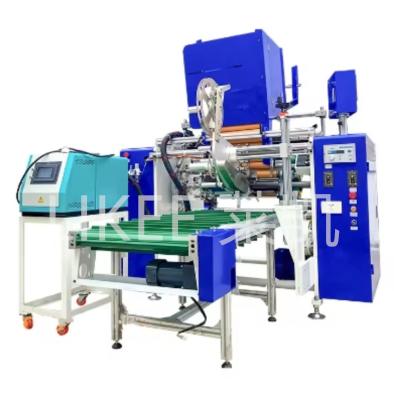 China 305m/min Rewinding Length Siemens PLC Aluminum Foil Roll Rewinding Machine for sale