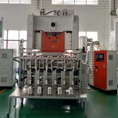 China Máquina de fabricação de bandejas de papel de alumínio descartável totalmente automática com longa vida à venda