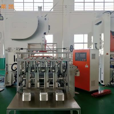 China Customized Silver Foil Container Making Machine With 1100*900MM Working Plate for sale