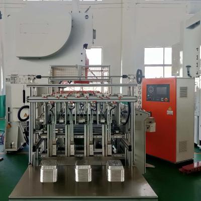 China Persoonlijke zilveren foliecontainermachine met werkplaat van 1100*900 mm Te koop