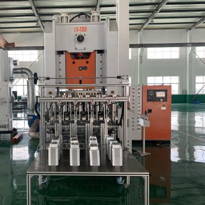 China 26KW Aluminium Food Container Making Machine 12000pcs/H High Production Capacity for sale