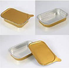 China 0.25mm Airline Catering Aluminum Disposable Containers for sale