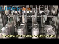 High Capacity Aluminium Food Container Making Machine 26KW 12000pcs/H