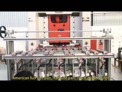 High Productivity 4 Cavities Aluminum Foil Container Production Line