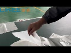 HDPE plastic film pop up sheet folding machine