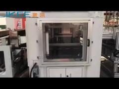 T80 aluminum foil container machine field operation video