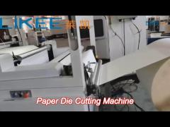 automatic aluminum foil cover lid  liner die cutting machine with manual pneumatic lock plate