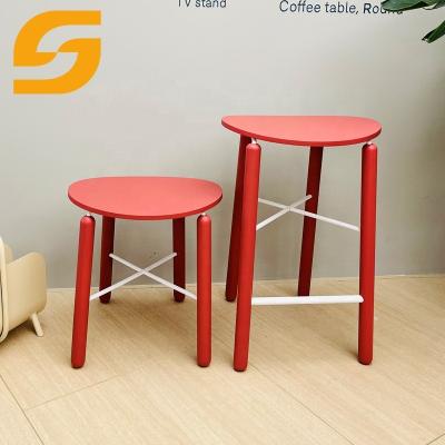 China High Quality Modern Restaurant Furniture Metal Wood Frame Curved Outdoor Dining Stool Chair Stools Low Suit For People for sale