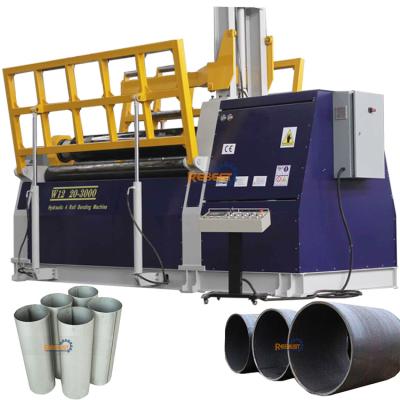 China Four Rolle Hydraulic Stainless Steel Roll Bending Machine W11s Series Rolls 3 Roll Heavy Duty Hydraulic Roll Top Universal Plate Bending Rolling Machine for sale