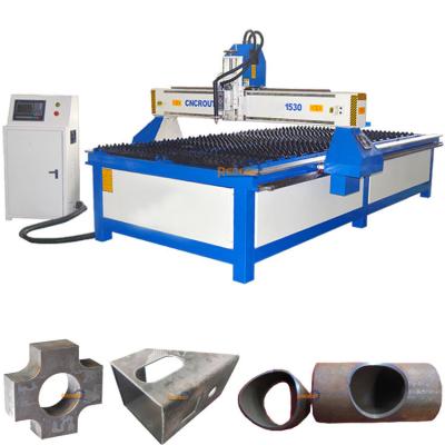 China Garment Shops Iron Steel Tube Pipe Plate Sheet Panel CNC Plasma Cutting Machine for sale