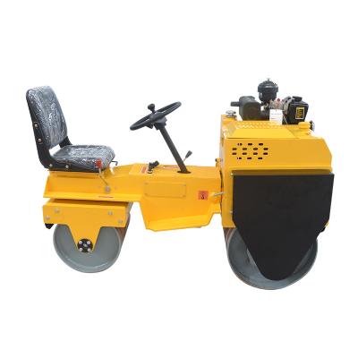 China Road Base Compaction Full Hydraulic Double Drum Vibratory Steel Road Roller Mini Road Roller For Sale for sale