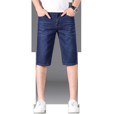 China Summer Breathable Light And Comfortable Breathable Slim Men Stretch Jeans Shape Jean Shorts For Mens Casual for sale