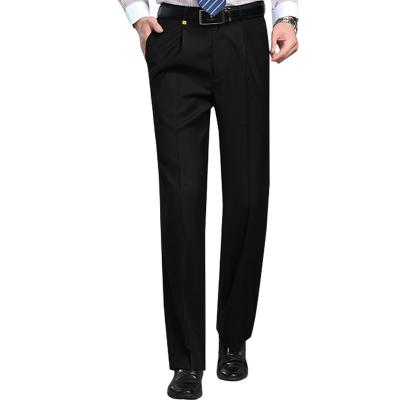 China Wholesale High Quality Anti-wrinkle Men's Flat Front Straight Slim Fit Stretch Formal Business Separates Suit Panties for sale