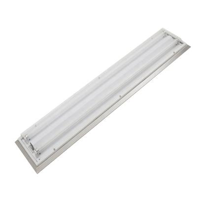 China 3600lm 2x18w t5/t8 surface mount ip20 surface mount batten 4 foot dustproof light fixture for sale