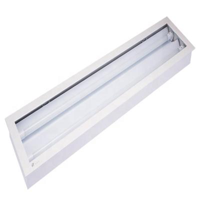 China IP65 IP54 1x4ft 2x2ft 2x4ft LED T5 T8 industrial waterproof tube light fixture fluoresecnt lamp for sale