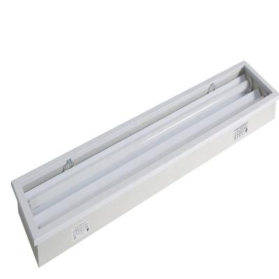 China Industrial cleanroom IP65 low maintenance T8 LED 18WX2 industrial ceiling light fixtures for sale