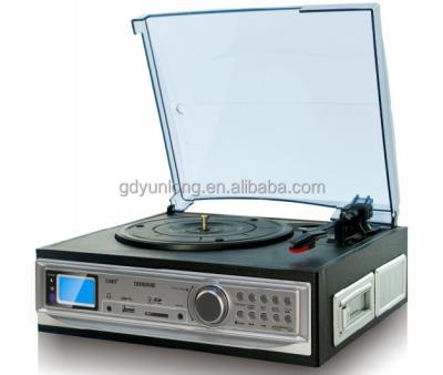 China RETRO 3-SPEED TURNTABLE WITH CASSETTE AND MP3 FUNCTION MT-88WEC for sale